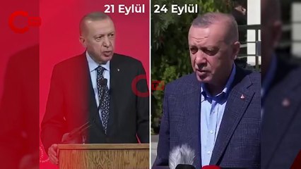 CHP'Lİ ÖZKAN PAYLAŞTI; Erdoğan'dan 3 gün arayla iki ayrı açıklama