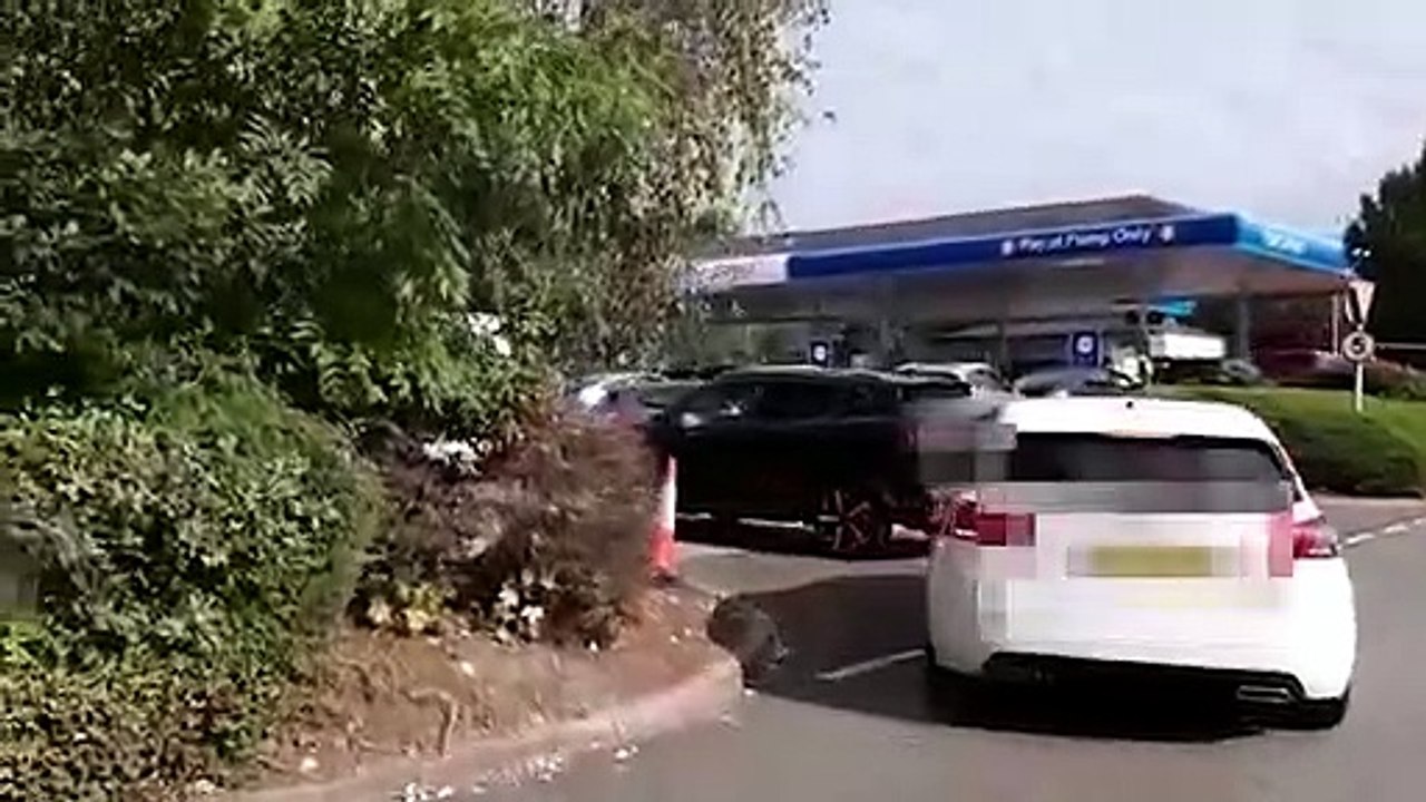 Petrol stations in Northampton are packed amidst fuel shortage fears