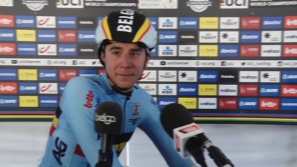 Championnat du monde cycliste junior: "Avec tout ce public, je devais continuer" (Cian Uijtdebroeks)