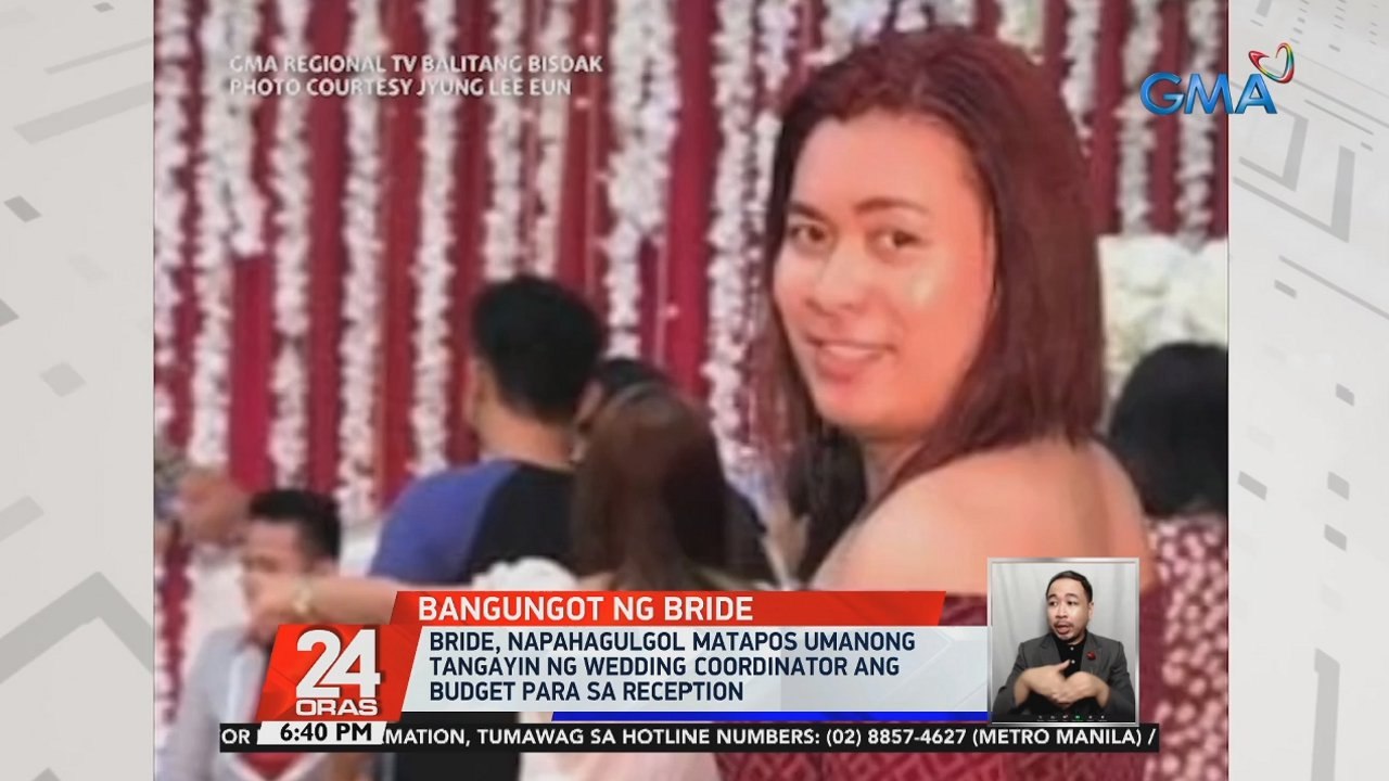 Bride, napahagulgol matapos umanong tangayin ng wedding coordinator ang budget para sa reception | 24 Oras