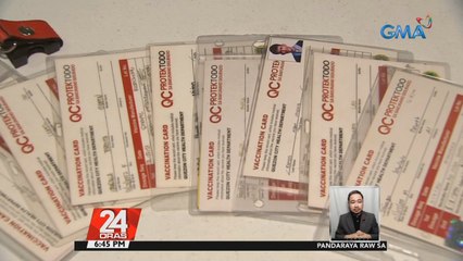 DILG Usec. Diño, ipinapanukalang isuot na parang ID ang vaccination card para mabilis na matukoy ang mga bakunado | 24 Oras