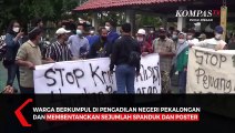 Aktivis Lingkungan Jadi Tersangka, Warga Geruduk Pengadilan Negeri