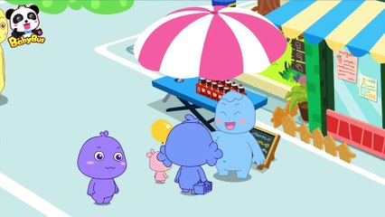 Baby Panda Takes Flying Train | Math Kingdom Adventure 5-8 | BabyBus