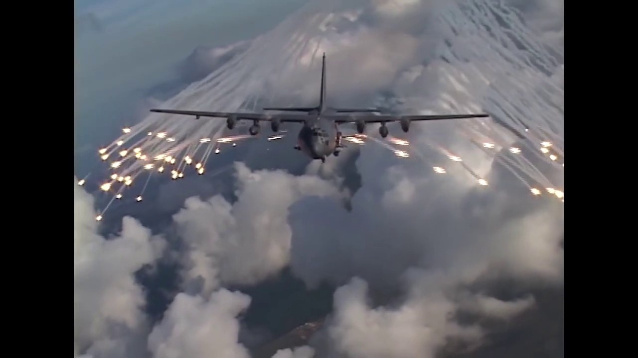 AC-130 Gunship in Action - Firing All Its Cannons • Exercise Emerald Warrior