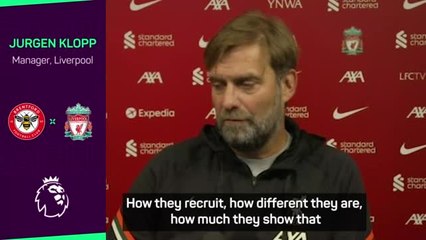 Klopp in awe of Thomas Frank and Brentford ahead of weekend clash