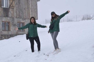 Trabzon'un yüksek kesimlerinde kar kalınlığı 30 santimetreyi buldu