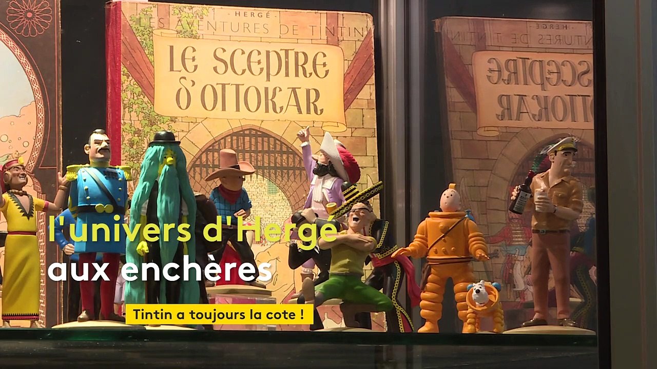 À Toulouse, une exceptionnelle collection Tintin vendue aux enchères
