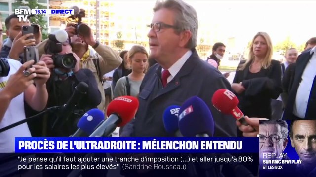 Jean-Luc-Mélenchon sur le procès d'un groupuscule de l'ultradroite: Pour eux, la singularité de la personne n'existe pas