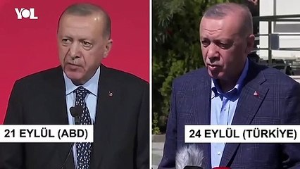Erdoğan'dan 3 gün arayla 2 farklı açıklama