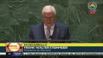 Presidente de Alemania afirma que seguirán siendo conscientes de su responsabilidad internacional