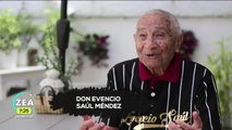 Don Evencio tiene 95 años y no cree que el hombree haya llegado a la luna