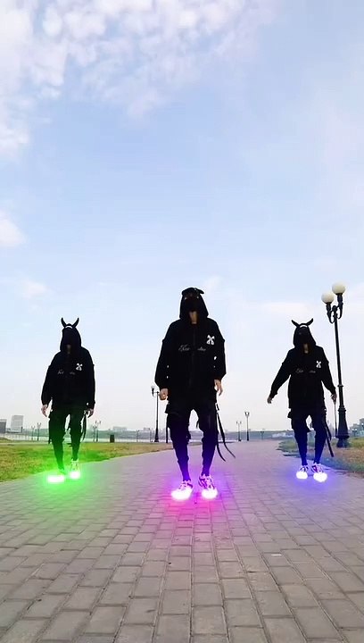 tiktok dance | neon effect dance | cool neon effect #3