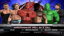 WWE SmackDown! vs. Raw 2010 Mr. McMahon vs Chris Jericho vs Green vs Ted DiBiase vs Red vs Zangief