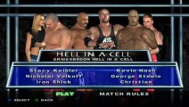 Stacy Keibler(ovr 100)vs Nicholai Volkoff vs Iron Sheik vs Kevin Nash vs George Steele vs Christian