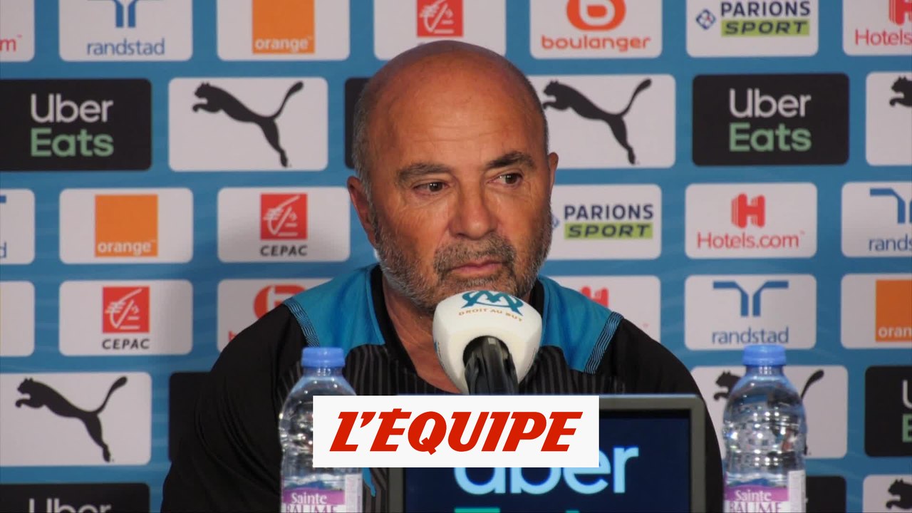 «C'est un pas en arrière» - Foot - L1 - OM - Sampaoli sur les débordements