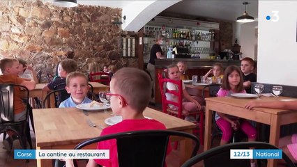 Corse : les élèves de Galéria font leur cantine dans le bar voisin