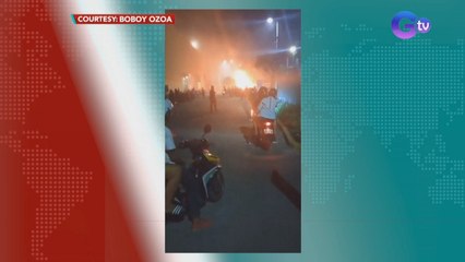 Delivery truck, nasunog | SONA