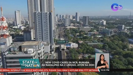 New covid cases sa NCR, bumaba sa nakalipas na 2 linggo, ayon sa DOH | SONA