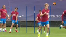 El Barça vuelve a los entrenamientos tras la noche de pesadilla de Cádiz