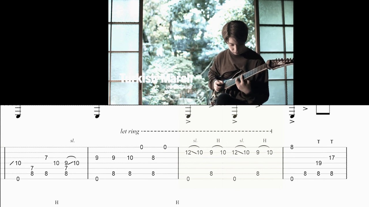 Ichika Nito - Turkish March Mozart with tabs