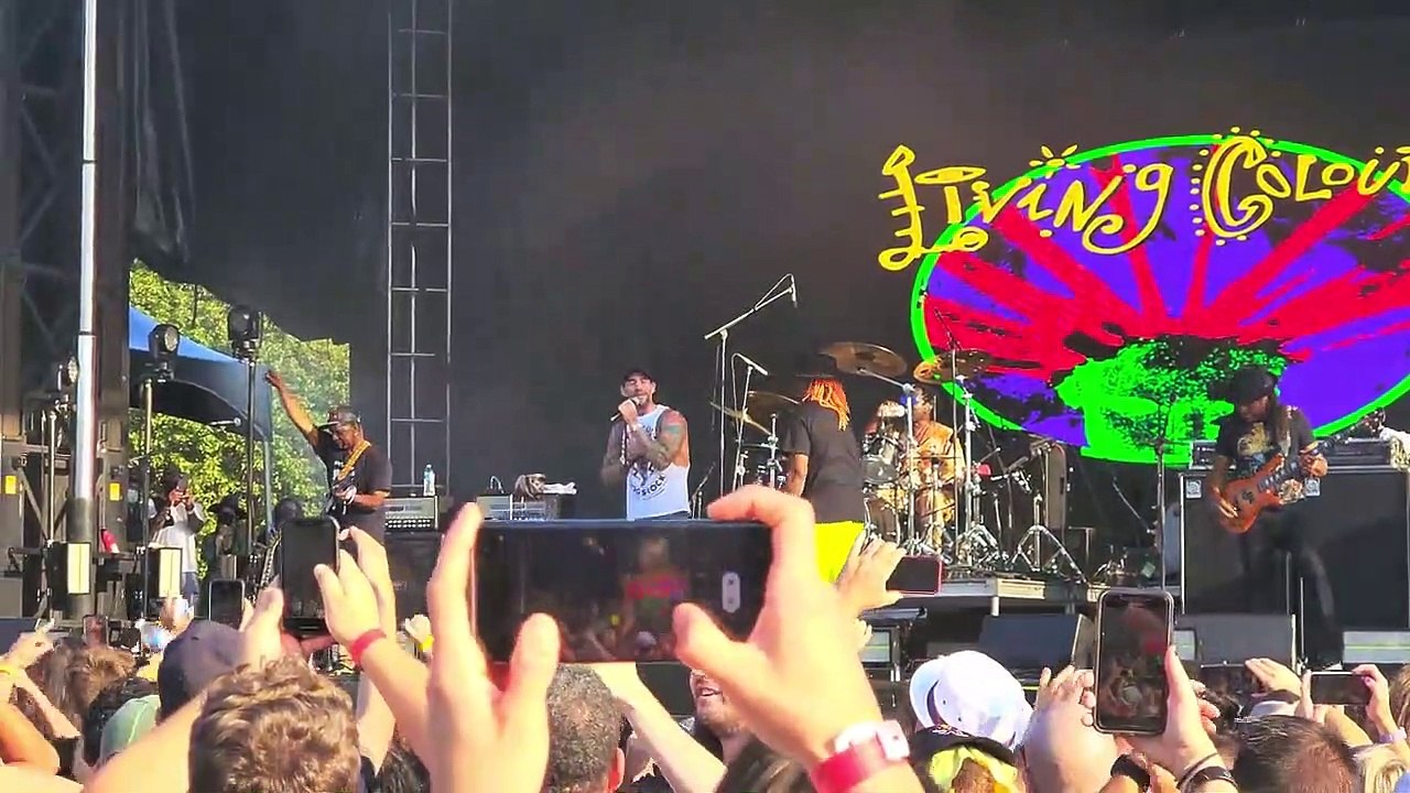 AEW CM Punk surprise appearance at Living Colour Riot Fest 2021 CONCERT INTRODUCING THEM