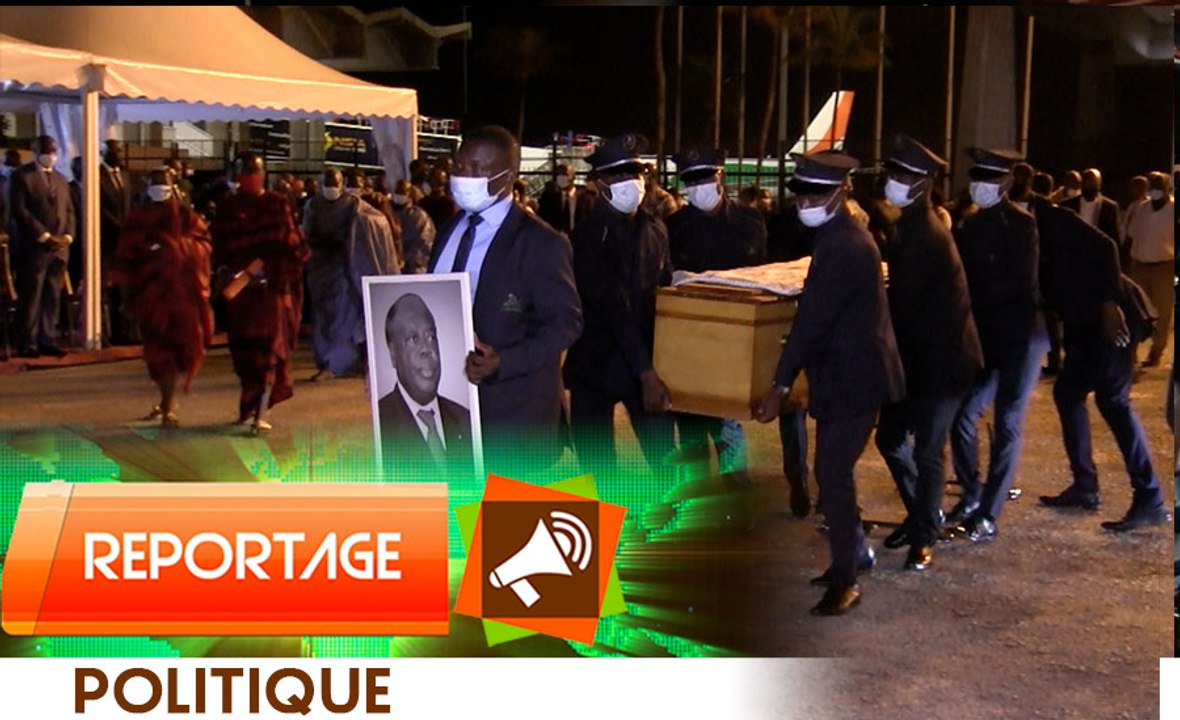 Obsèques : Arrivée de la dépouille de l'ex-premier  ministre Charles konan banny à abidjan