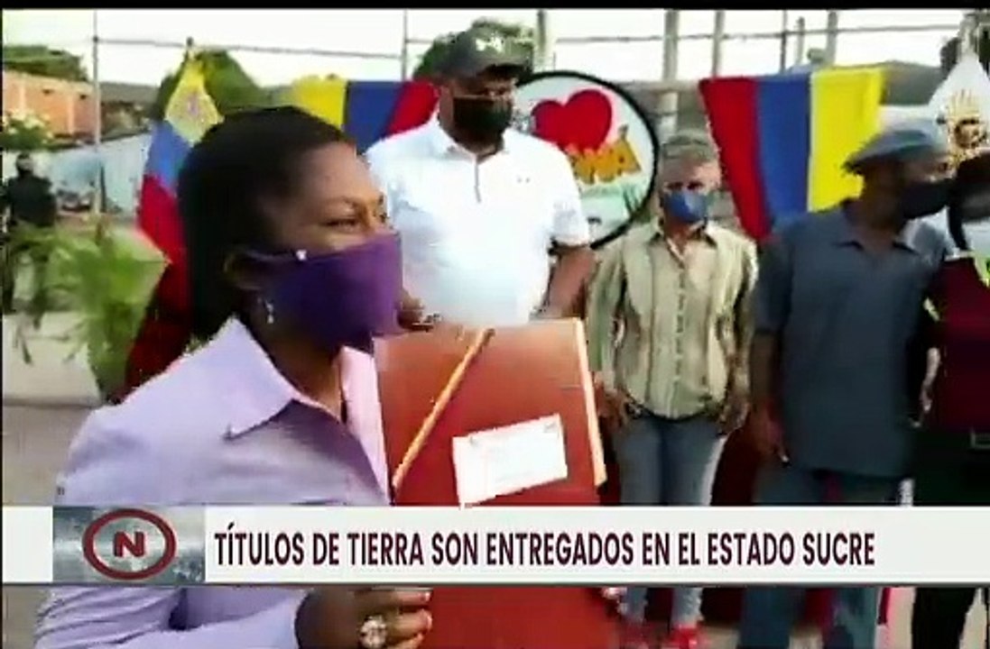 Sucre | Entregan 219 títulos de tierra urbana en la comunidad El Peñón de Cumaná