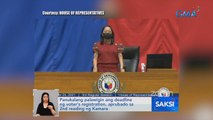 Panukalang palawigin ang deadline ng voter's registration, aprubado sa 2nd reading ng Kamara | Saksi