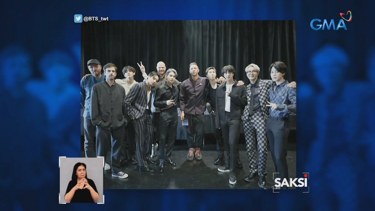 Much-awaited collab ng Coldplay at BTS na "My Universe", trending | Saksi