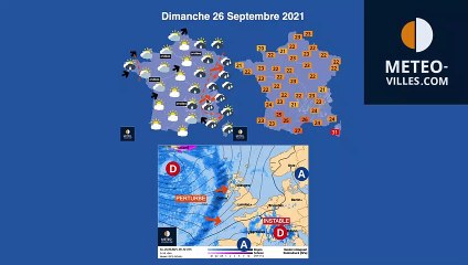 prévisions météo du vendredi 24 septembre 2021