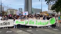 Global Climate Strike protest of Fridays for Future movement in Vienna