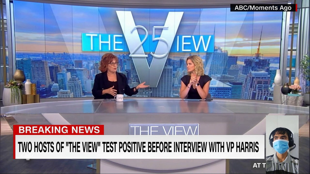 [VIDEO] Two ladies on The View test positive for COVID, forced to leave set ON-AIR before Kamala comes out