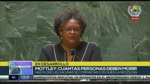 Mia Mottley ante la ONU: No estará nadie seguro hasta que todos estén seguros