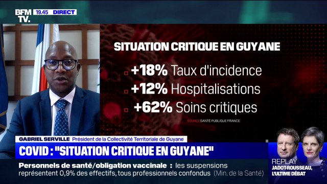 Je n'ai pas été élu pour ça : le président de la Collectivité Territoriale de Guyane n'appelle pas les Guyanais à se faire vacciner mais invite les autorités sanitaires à faire leur travail d'information