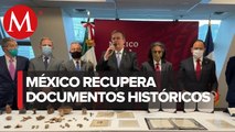 México recupera carta de Hernán Cortés y documentos históricos del siglo XVI