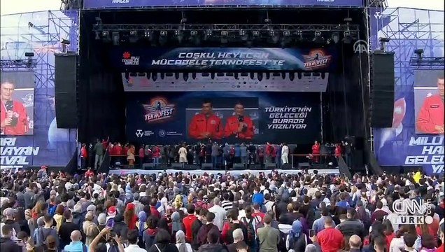 Nobel ödüllü Türk bilim insanı Aziz Sancar, TEKNOFEST'te