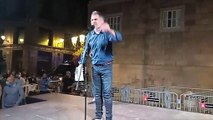Jordi Cuixart a la manifestació de Sant Jaume per la repressió de l'estat espanyol / Òmnium