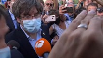 Puigdemont sale en libertad de la cárcel de Cerdeña tras casi un día detenido