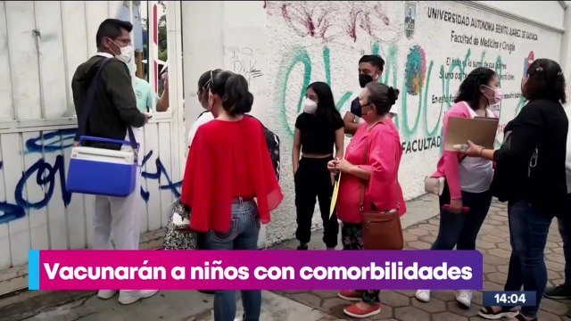 Vacunarán a niños con comorbilidades