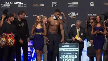 Face à Oleksandr Usyk, Anthony Joshua dit vouloir chercher le KO