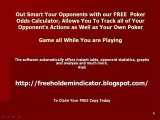 Hold Em Indicator Quick Demo - Free Poker Odds Calculator