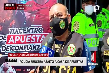SMP: policía frustra intento de asalto con toma de rehenes