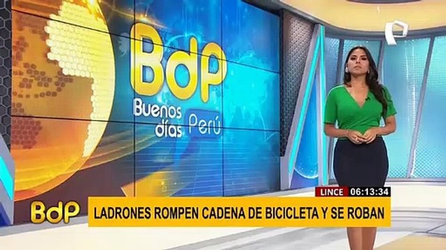Claudia Chiroque en Buenos dias Peru noticias