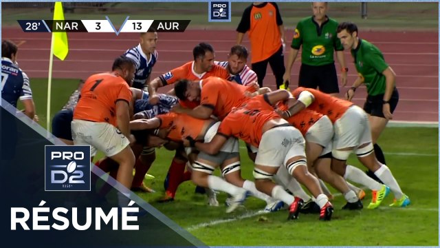 PRO D2 - Résumé RC Narbonnais-Stade Aurillacois: 26-30 - J05 - Saison 2021/2022