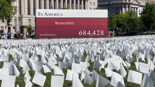 WASHİNGTON - Kovid-19 nedeniyle hayatını kaybeden Amerikalılar anıldı