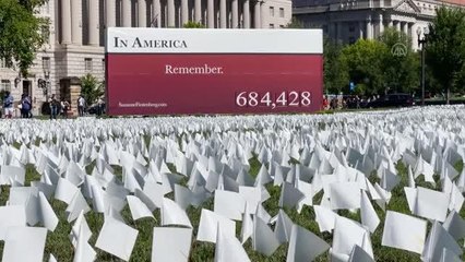 WASHİNGTON - Kovid-19 nedeniyle hayatını kaybeden Amerikalılar anıldı