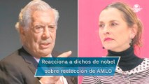 Beatriz Gutiérrez Müller reacciona a dichos de Vargas Llosa sobre reelección de AMLO