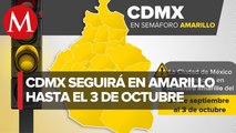 CdMx sigue en semáforo amarillo por covid; “estamos bastante cerca del verde”