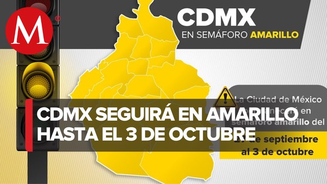 CdMx sigue en semáforo amarillo por covid; “estamos bastante cerca del verde”