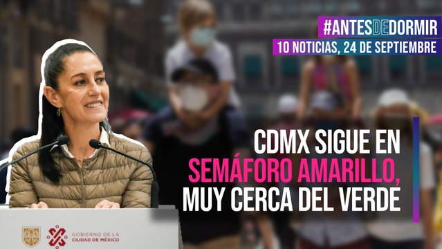 CDMX sigue en semáforo amarillo, muy cerca del verde